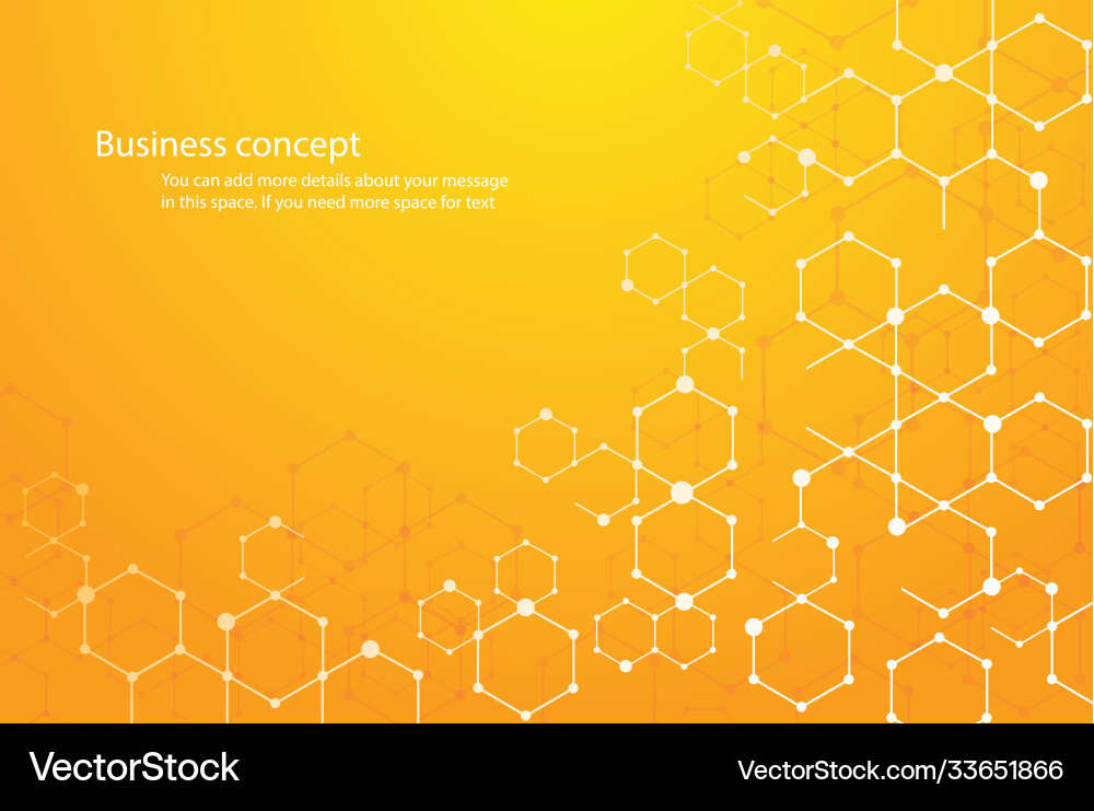 Abstract hexagon background and space for write Abstract hexagon background and space for write vector image