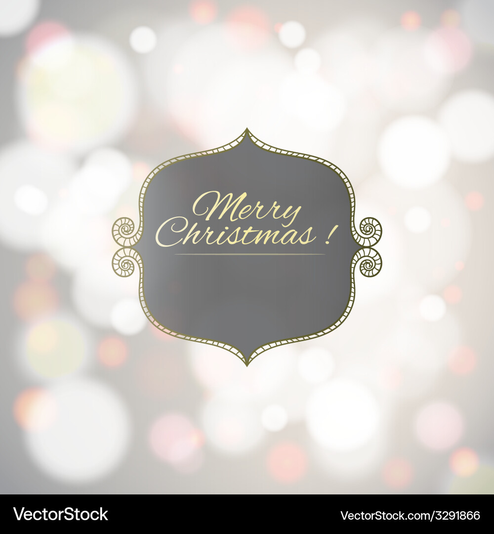Magical background with colorful bokeh vector image