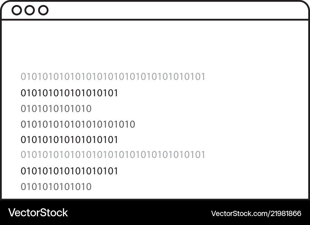 Software-Datencode für die Website-Programmierung Software-Datencode für die Website-Programmierung vektorbild