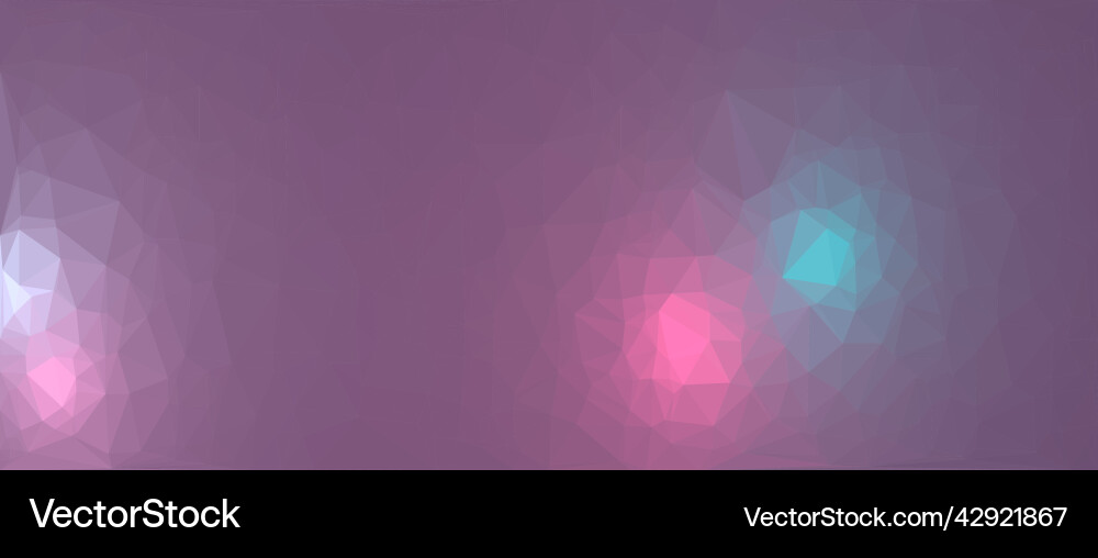 Abstract polygonal background triangular vector image