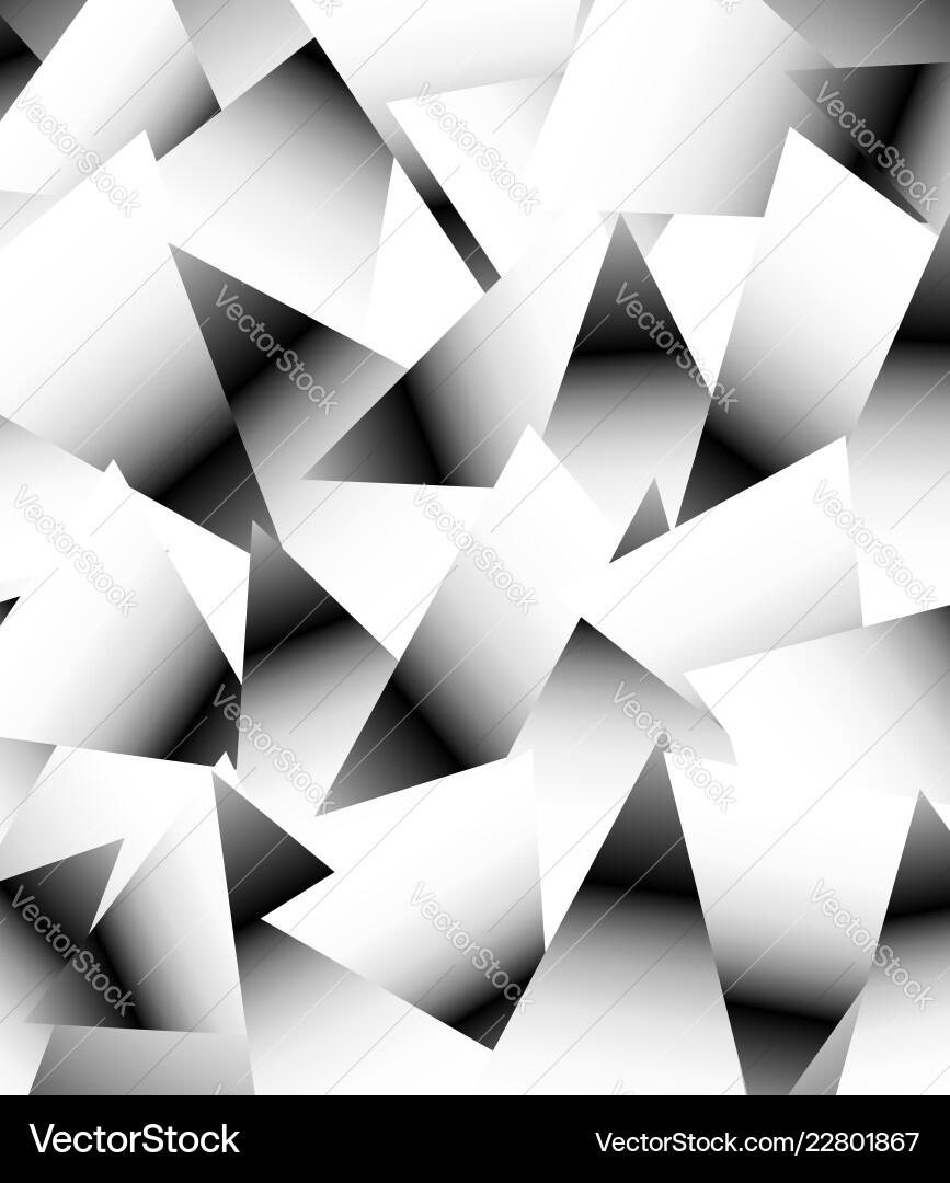 Random triangles abstract background vector image