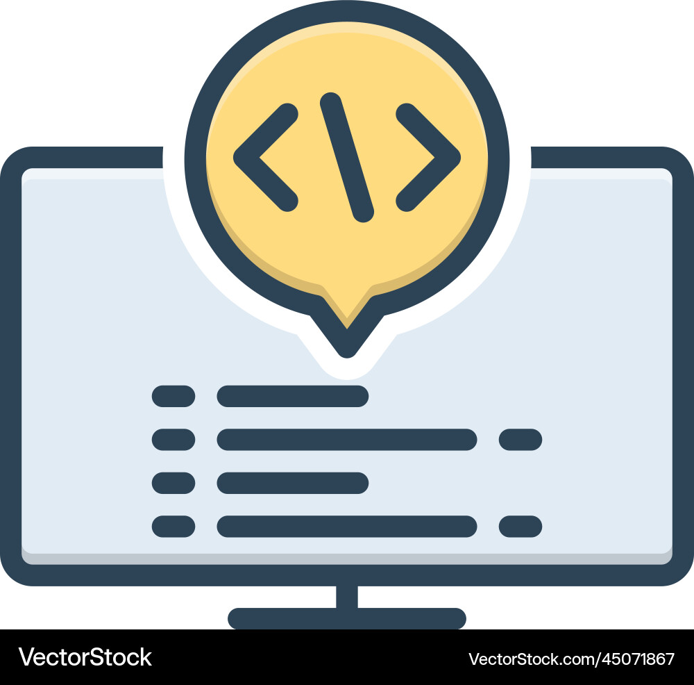 Syntax vector image