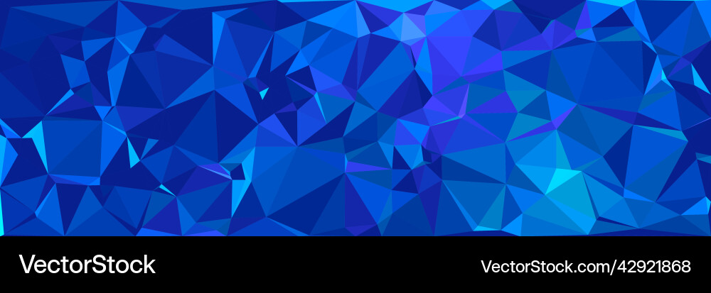 Abstract polygonal background triangular Vector Image