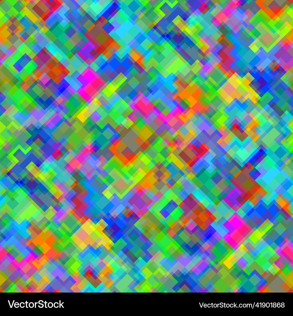 Abstract seamless colorful background with mixed vector image