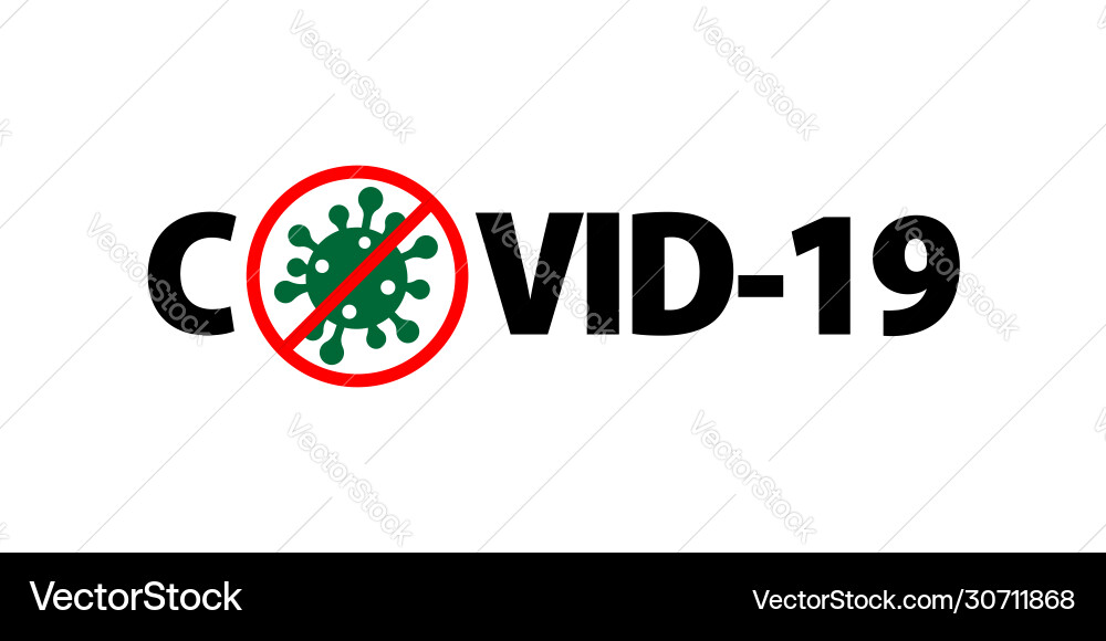 Coronavirus 2019-ncov corona Virus-Symbol rotes Zeichen Coronavirus 2019-ncov corona Virus-Symbol rotes Zeichen vektorbild