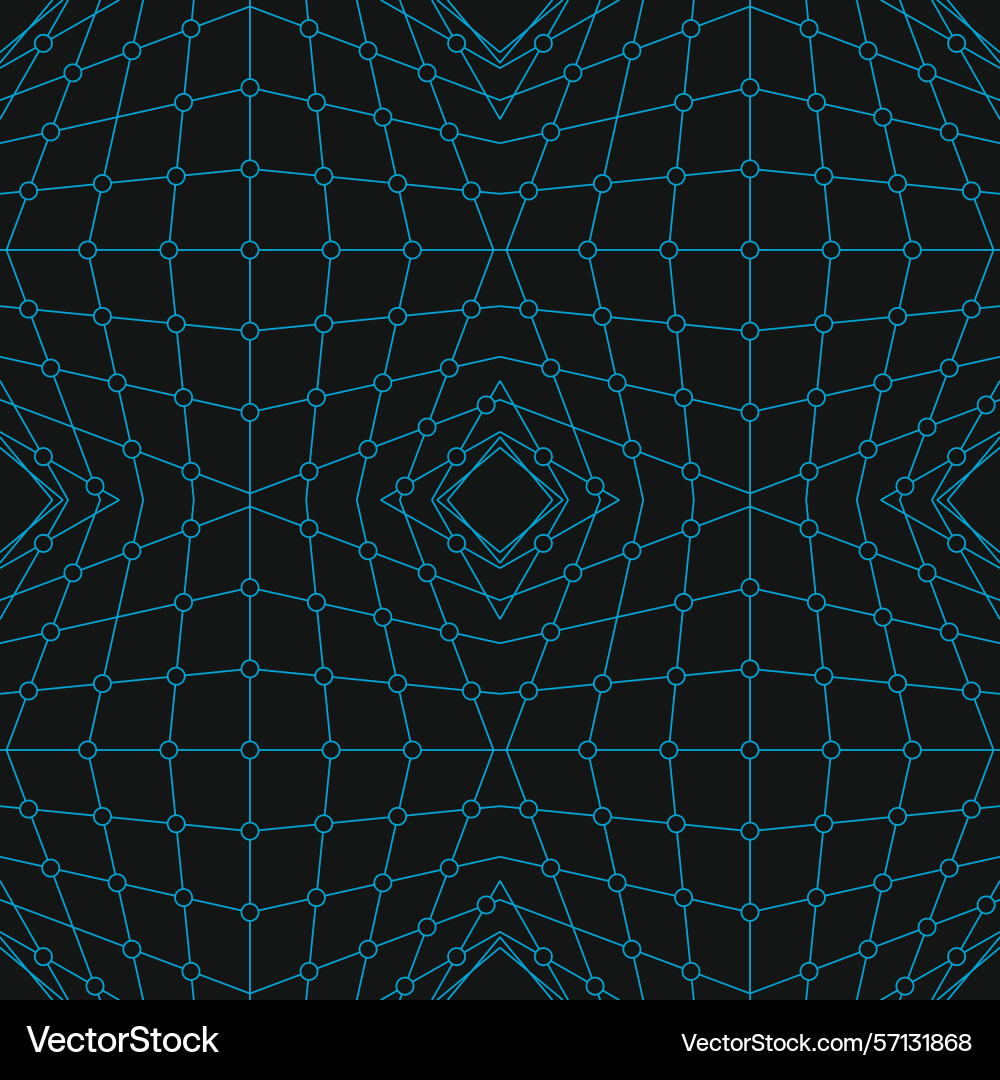 Cyber grid pattern seamless background vector image