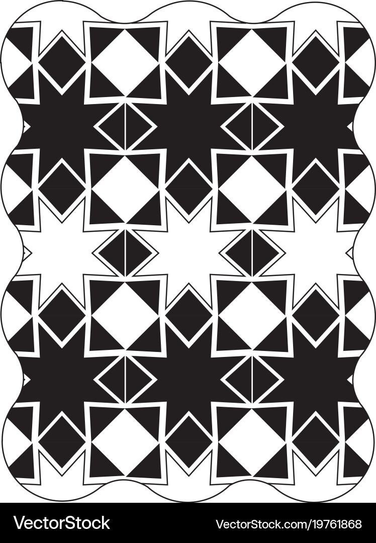 Figure with pattern geometric shapes background Vector Image
