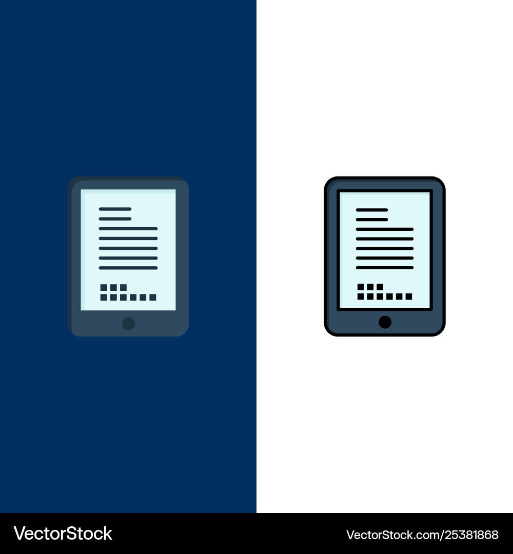 Mobile coding hardware cell icons flat and line Mobile coding hardware cell icons flat and line vector image