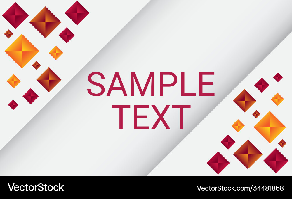Modern and simple gradient geometric background Vector Image