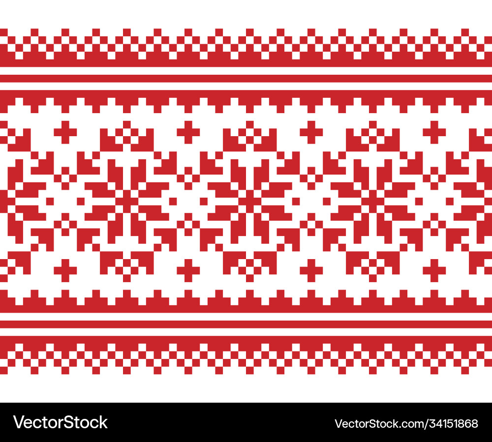 Scandinavian Christmas Pattern vector image