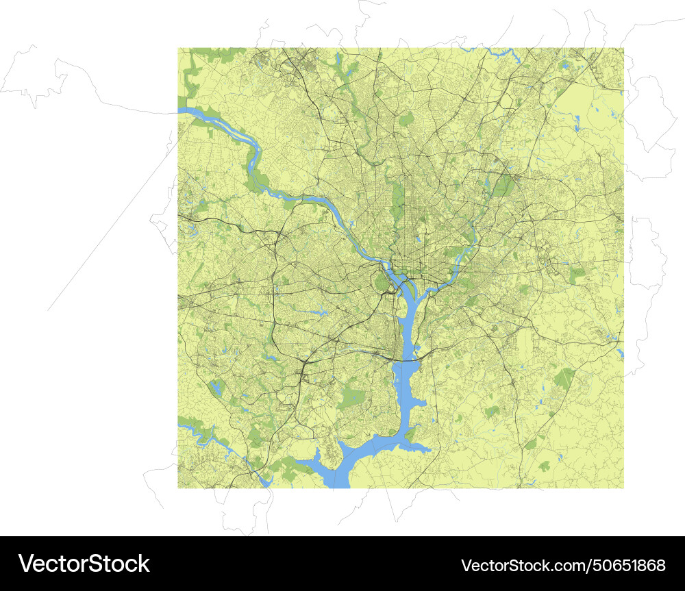 Washington dc Royalty Free Vector Image - VectorStock