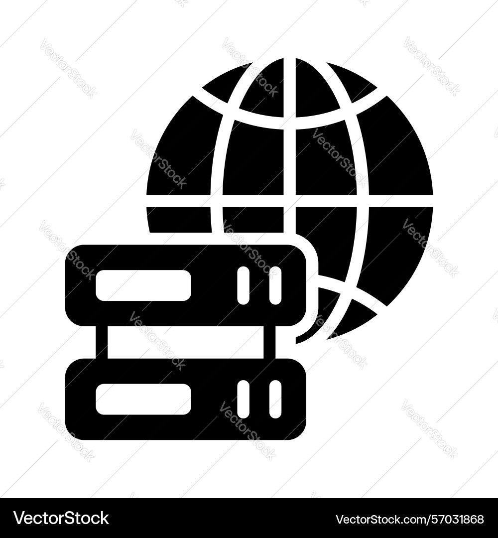 Web hosting vector image