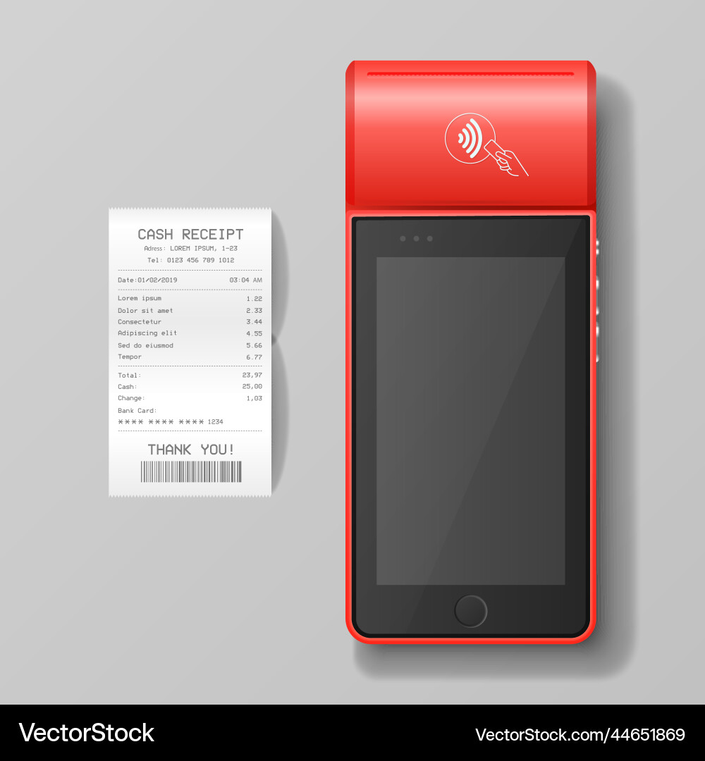 3d nfc payment machine with approved status 3d nfc payment machine with approved status Vector Image