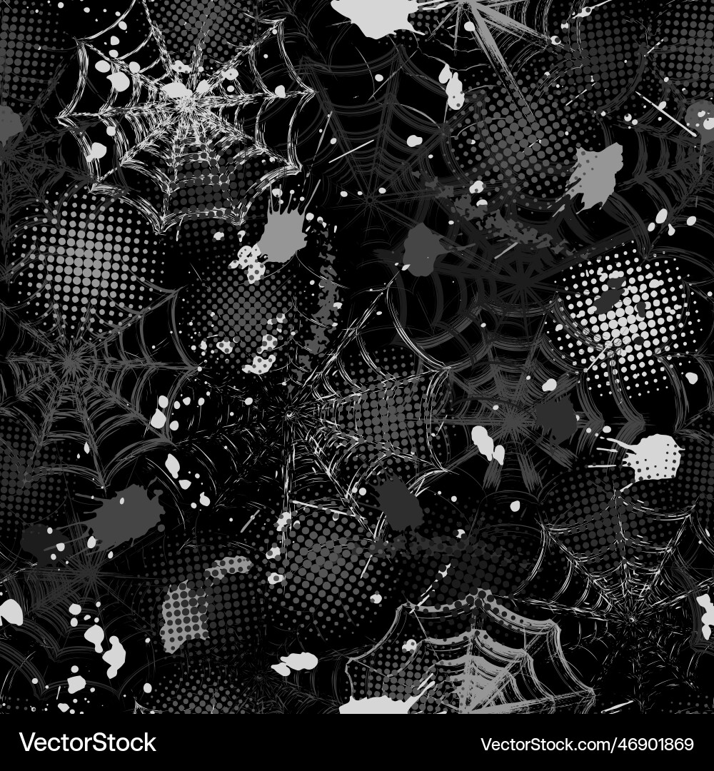 Abstract black camouflage pattern with spiderweb Abstract black camouflage pattern with spiderweb Vector Image