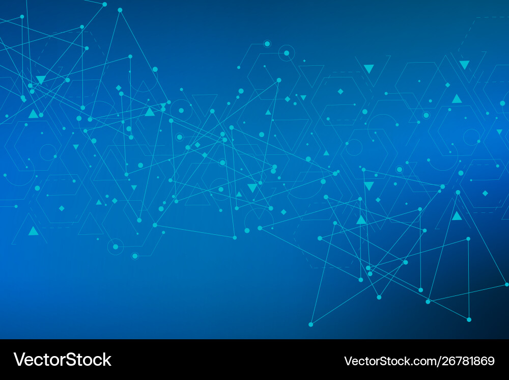 Big data visualization background modern Big data visualization background modern vector image