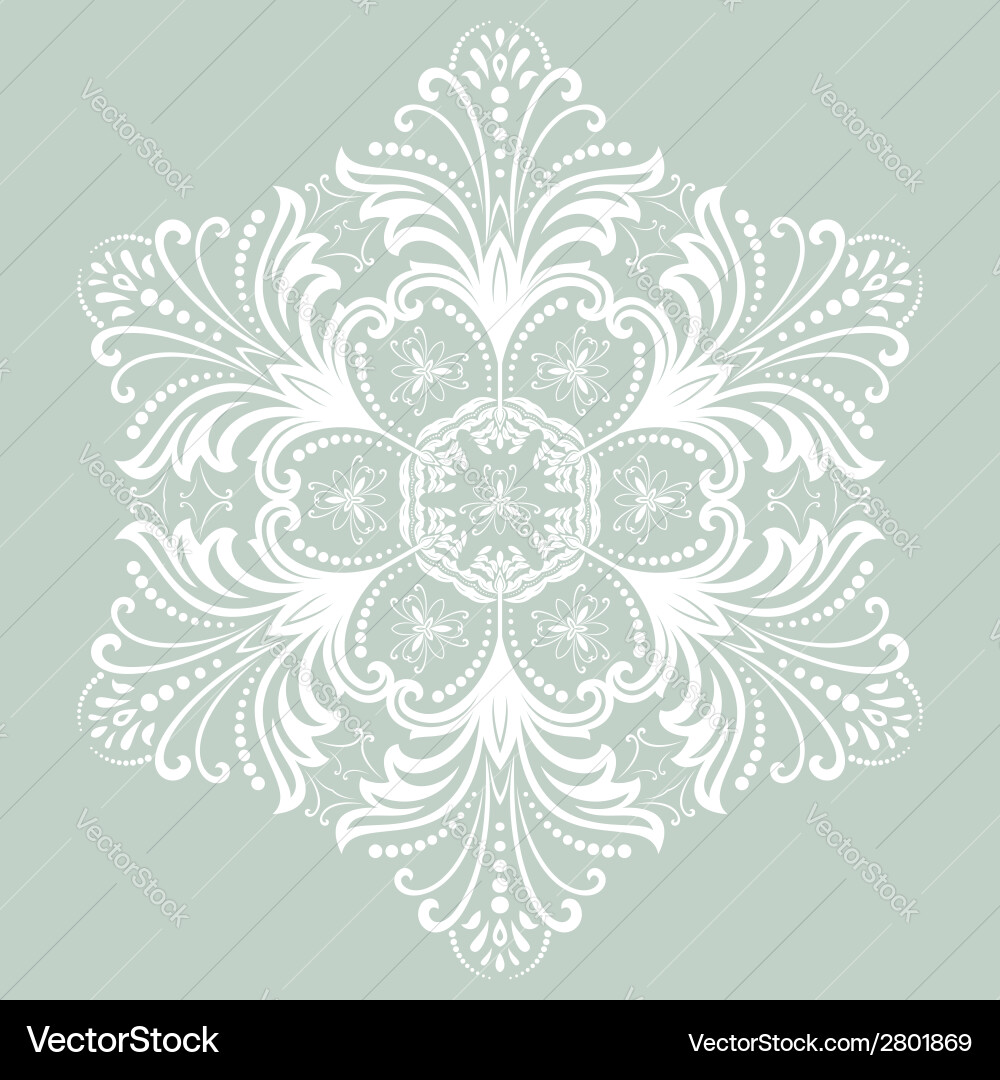 Orient pattern abstract background vector image