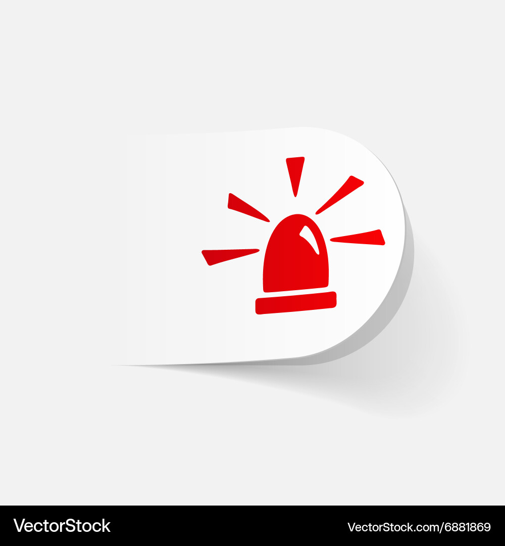 Realistic design element flasher Vector Image