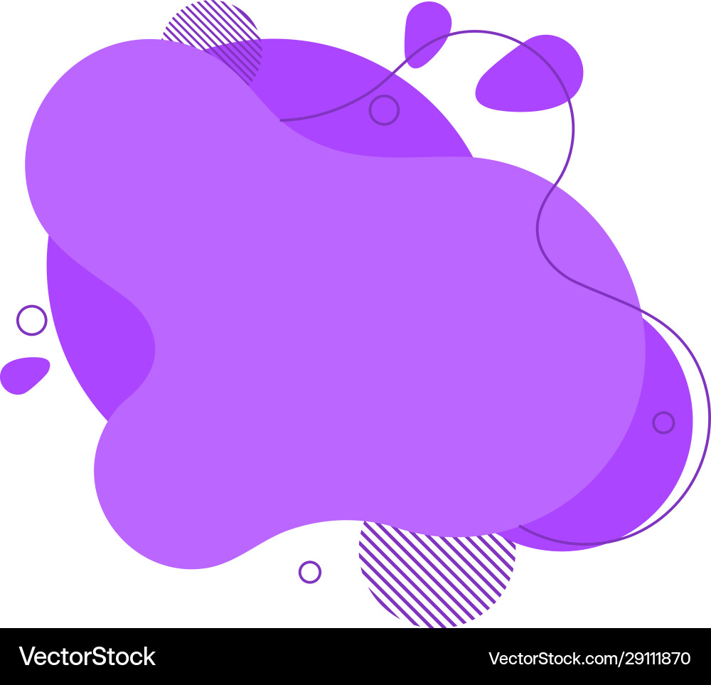Abstract fluid design element Vector Image
