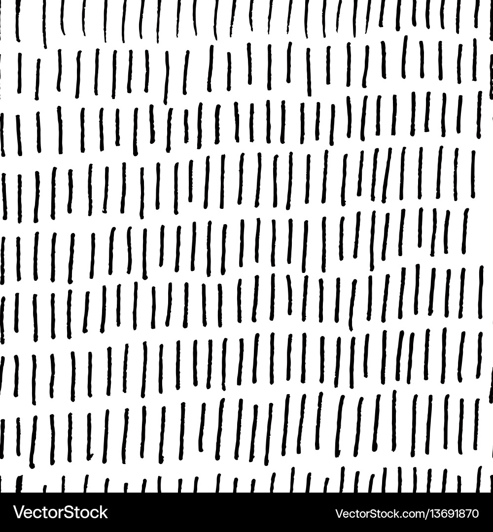 Black Line Seamless Pattern vector image