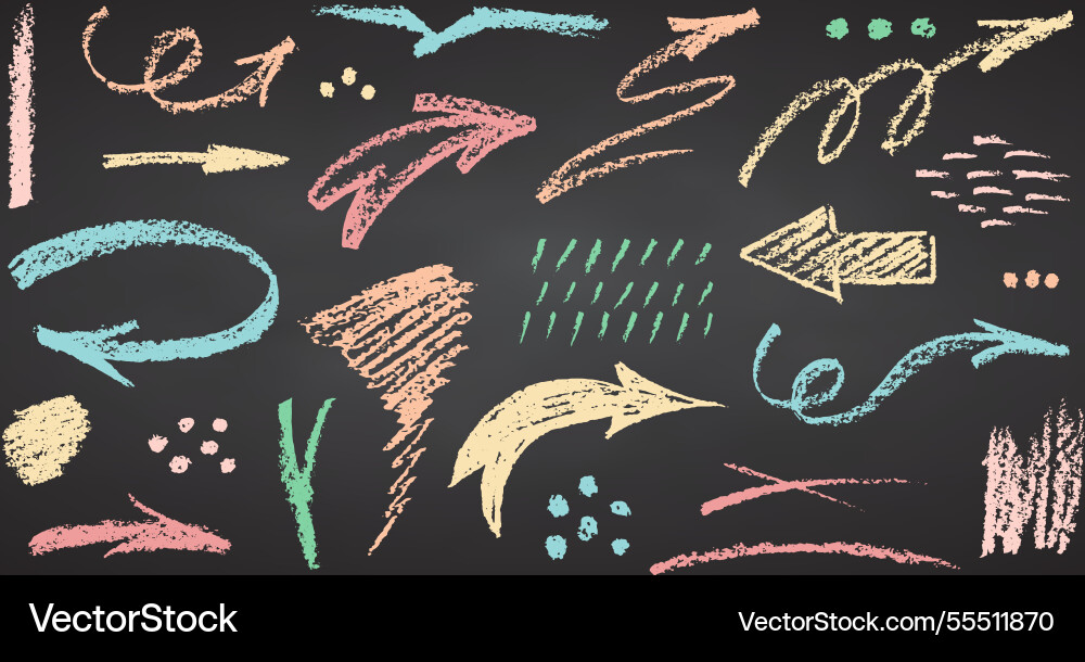 Charcoal color pastel pencil hand drawing curly Charcoal color pastel pencil hand drawing curly vector image