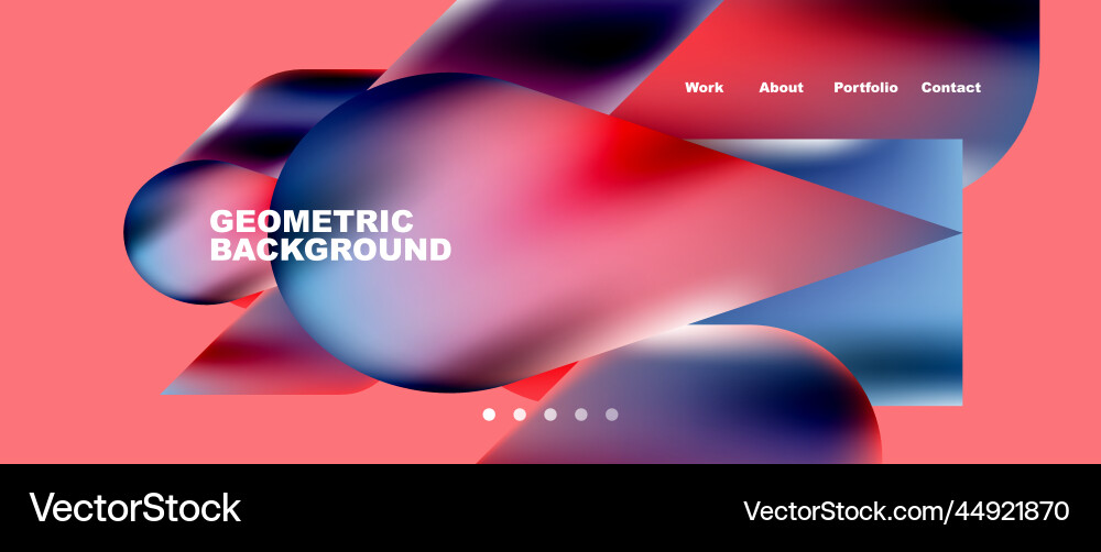 Glassmorphism Abstract Background Vector Image
