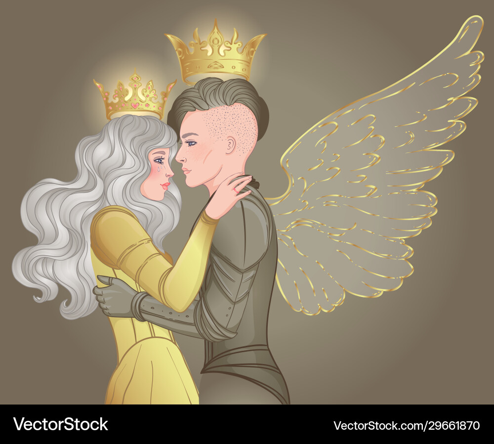 Liebe gewinnt romantisch lesbisches Paar weiblich Ritter Liebe gewinnt romantisch lesbisches Paar weiblich Ritter vektorbild