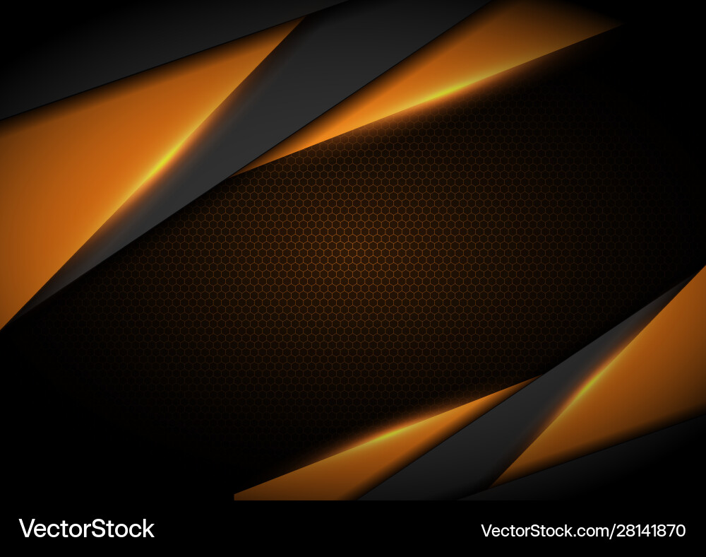 Metallic Hexagonal Mesh Background vector image