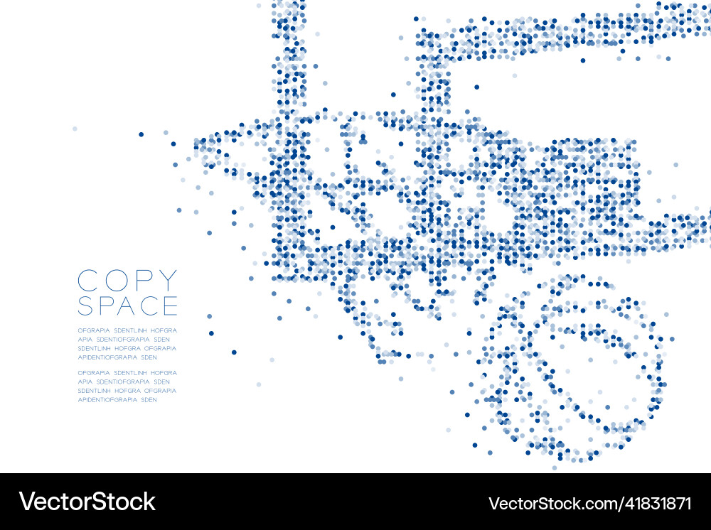 Abstract geometric circle dot molecule particle Abstract geometric circle dot molecule particle vector image
