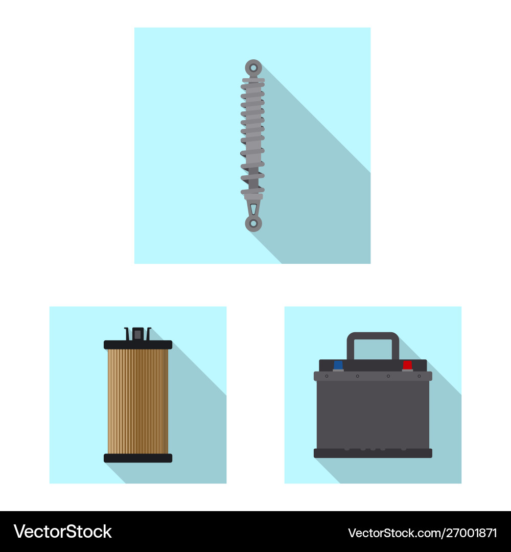 Design auto and part symbol collection Design auto and part symbol collection Vector Image