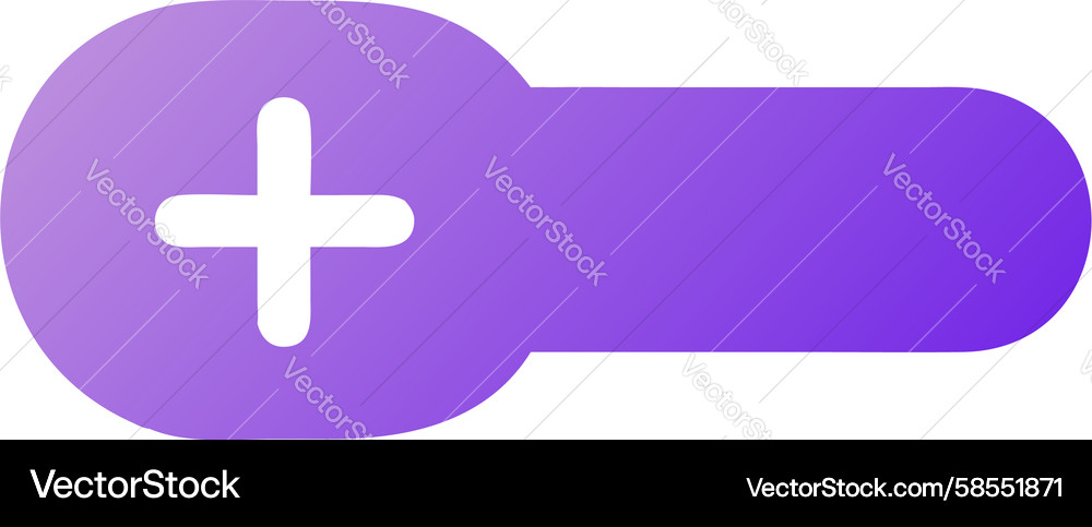Rounded Rectangle Shape - Minimalist Vector Image