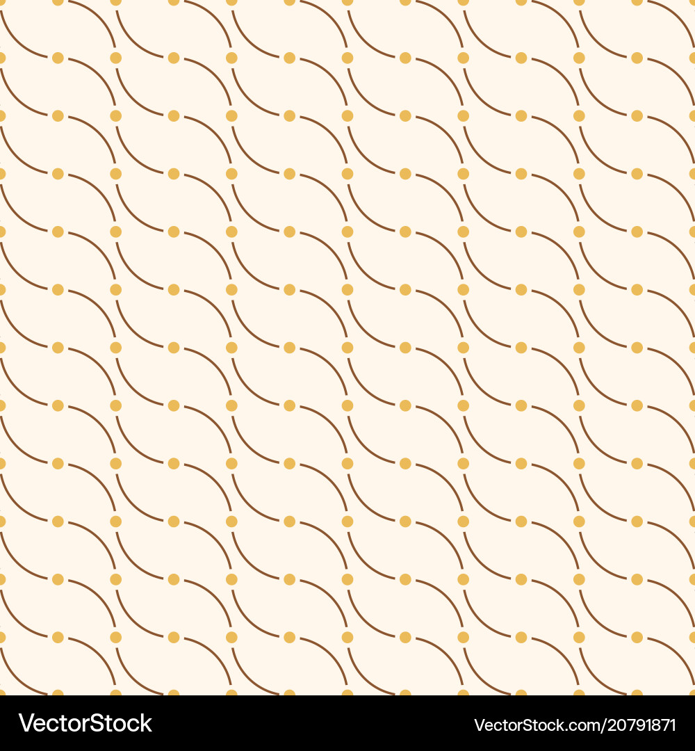 Seamless minimalistic pattern of curved lines Seamless minimalistic pattern of curved lines vector image