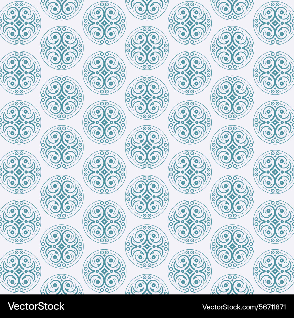 Seamless pattern featuring a repetitive design Vector Image
