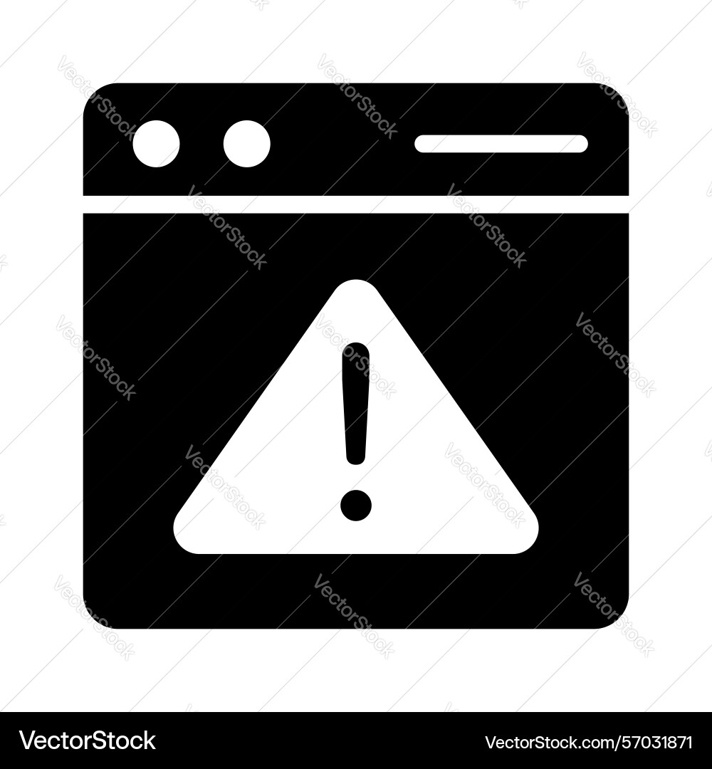 Web error vector image