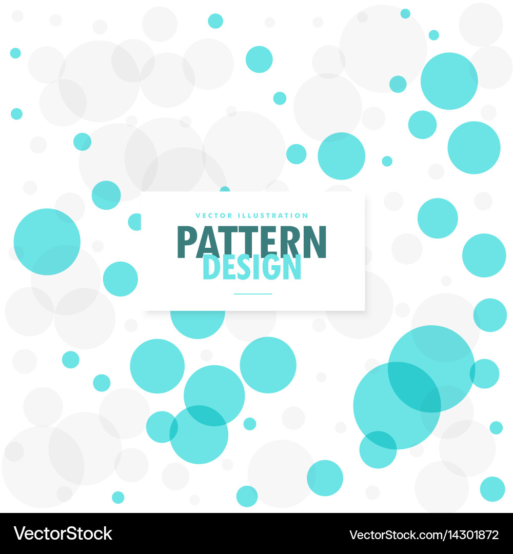 Blue Circle Pattern Background vector image