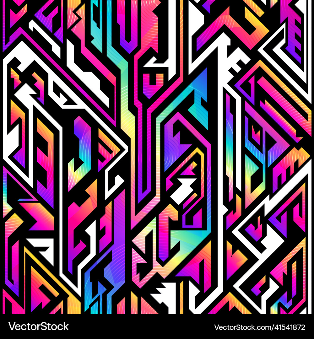 Colored tech seamless pattern Colored tech seamless pattern vector image