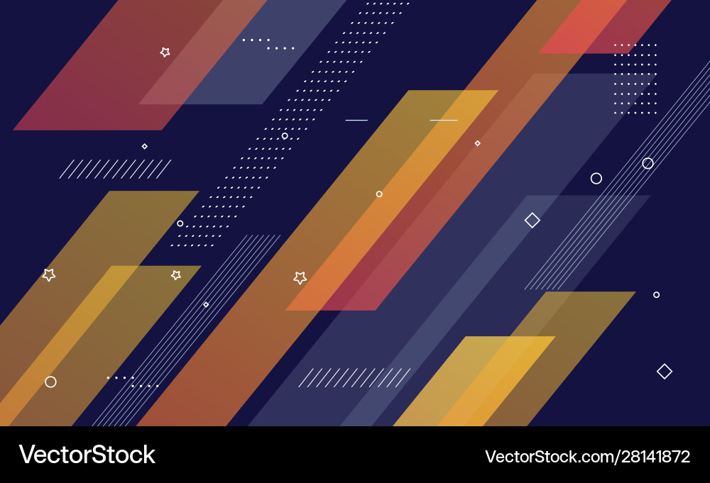 Dynamic Geometric Background Vector Image