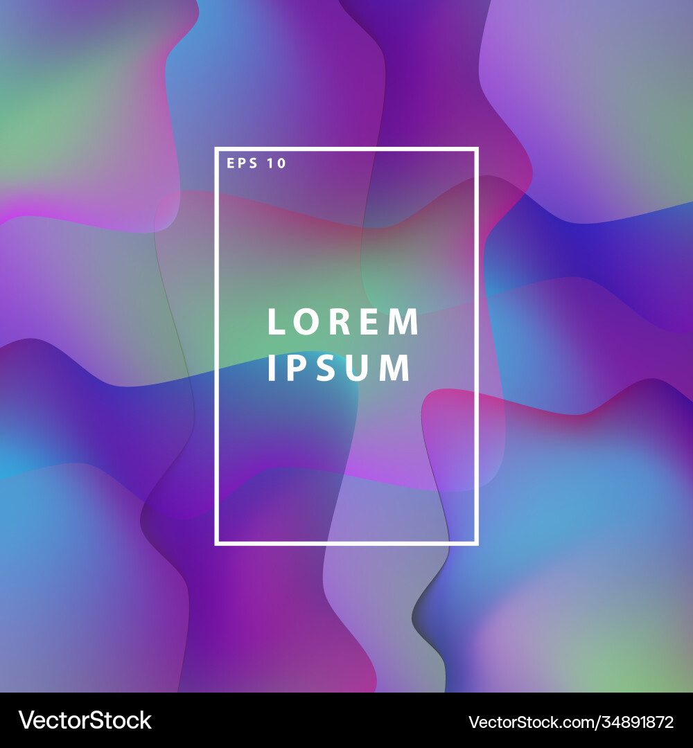 Gradient background modern with colorful style Vector Image