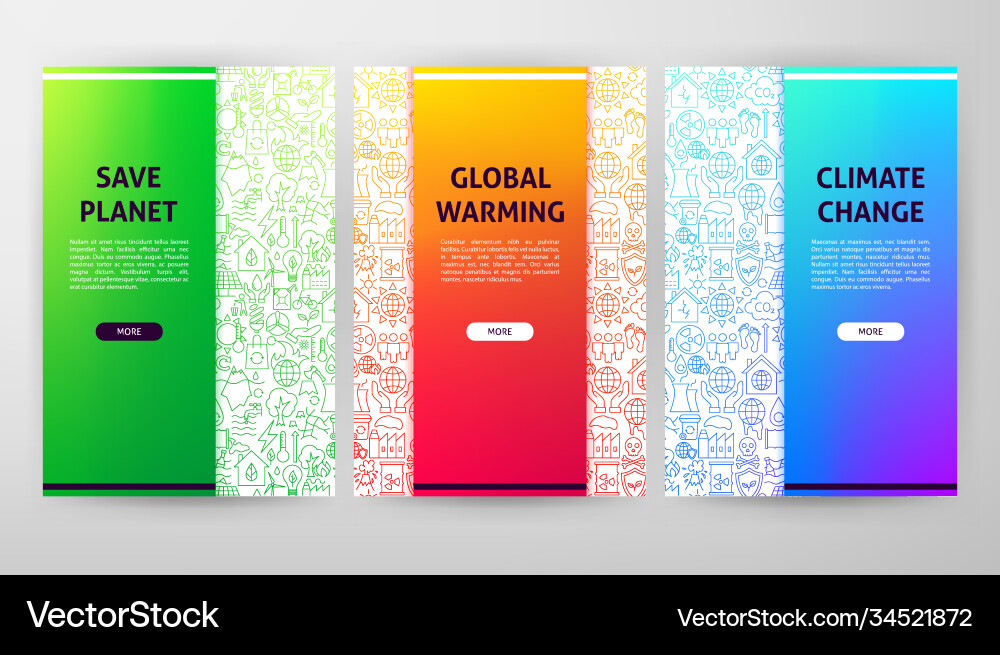 Save planet web design Vector Image