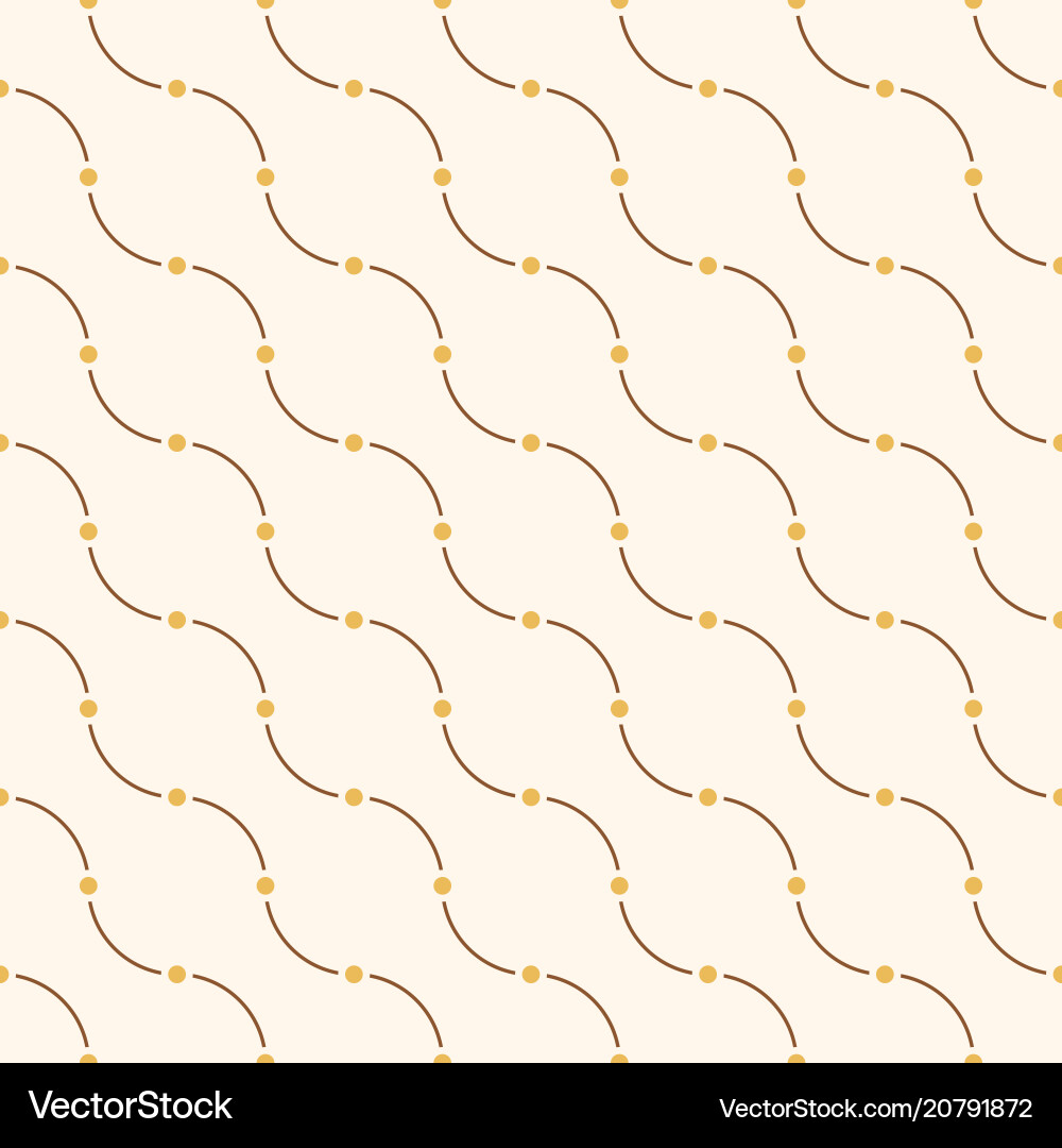Seamless minimalistic pattern of curved lines Seamless minimalistic pattern of curved lines vector image