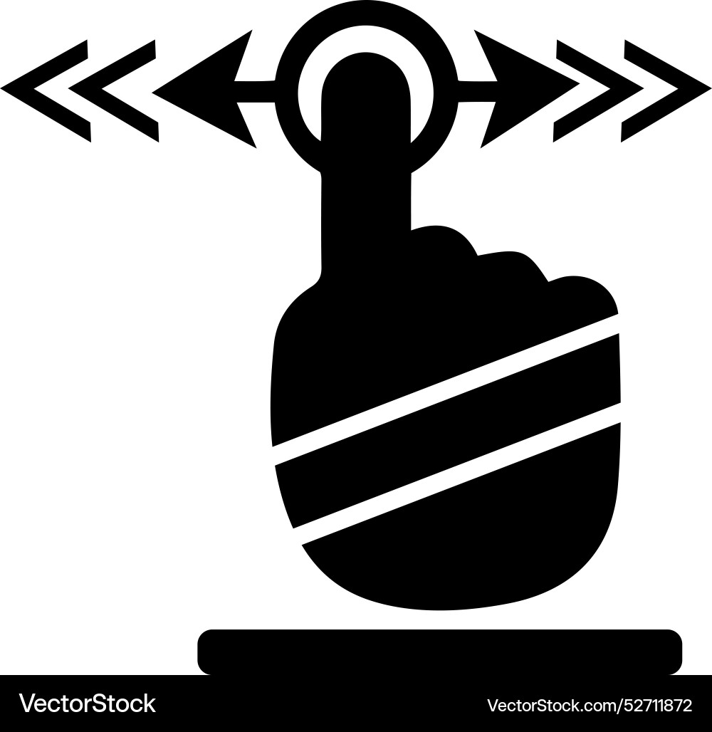 Web menu click nav bar scrolling icon vector image