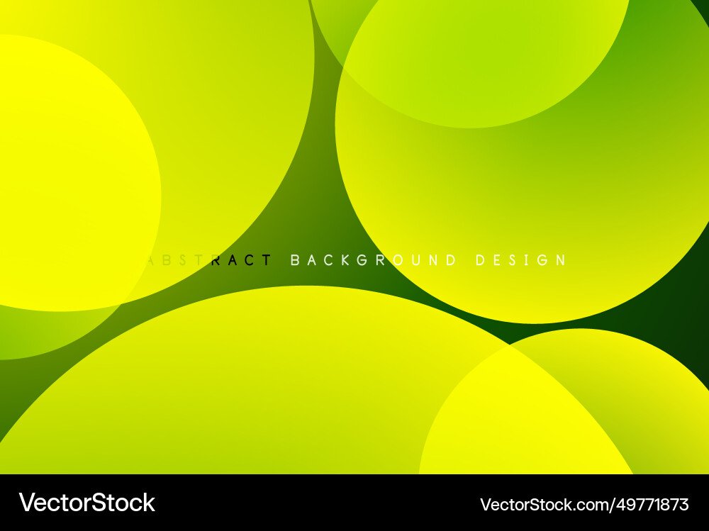 Abstract tech circles background Vector Image