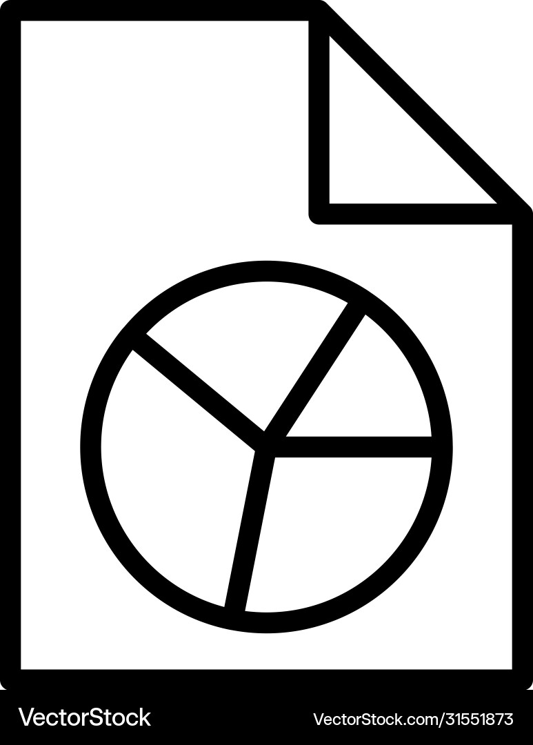 Analysis line icon Vector Image