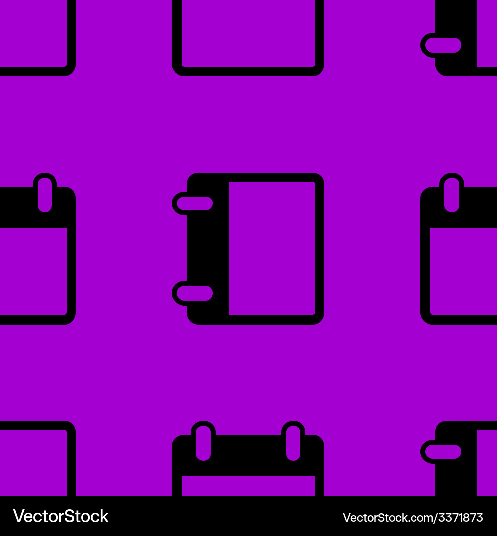 Calendar web icon flat design seamless pattern Vector Image