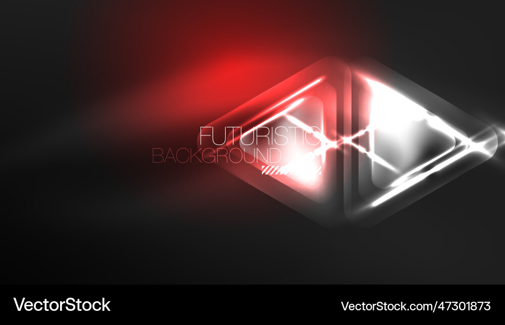 Digital neon abstract background triangles Digital neon abstract background triangles vector image