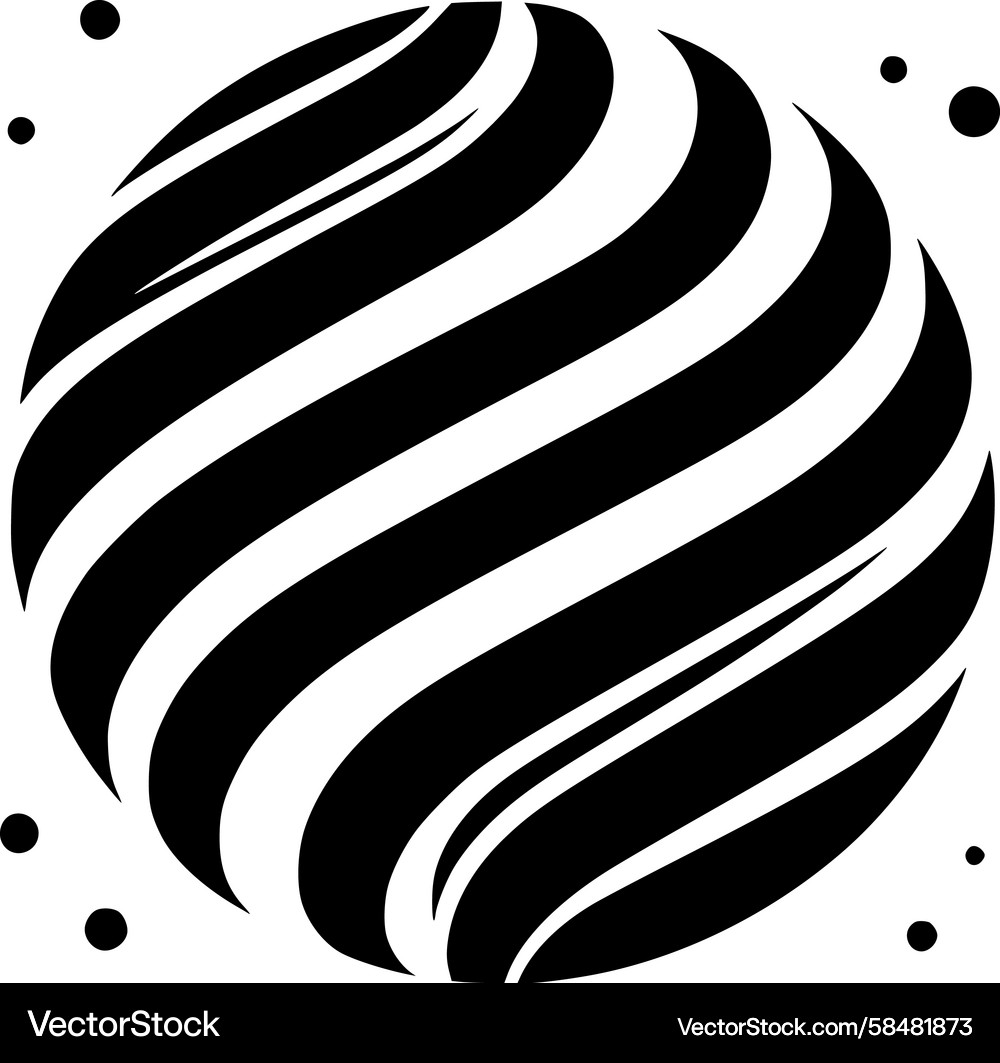 Dynamic Wave Pattern Vector Image