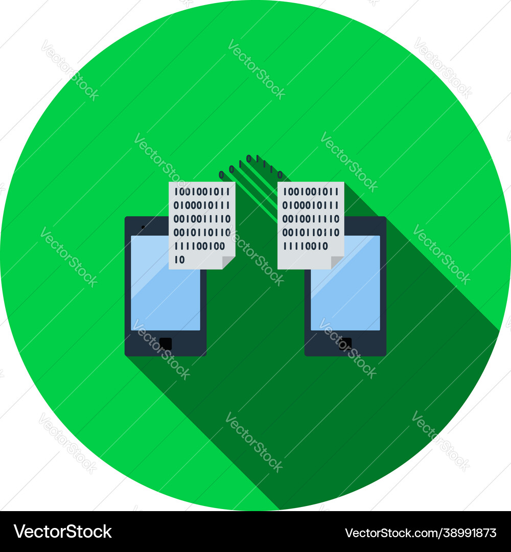 Exchanging data icon vector image