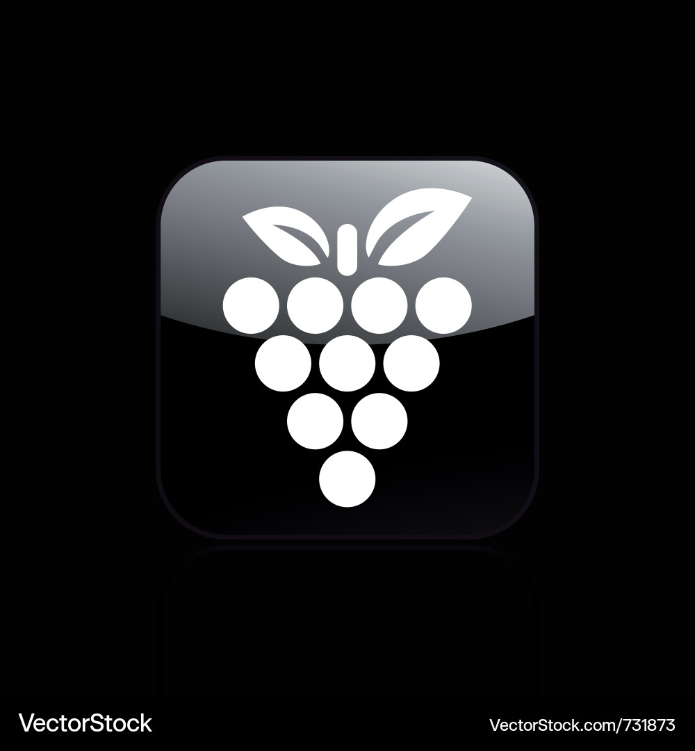 Grape single icon Vector Image