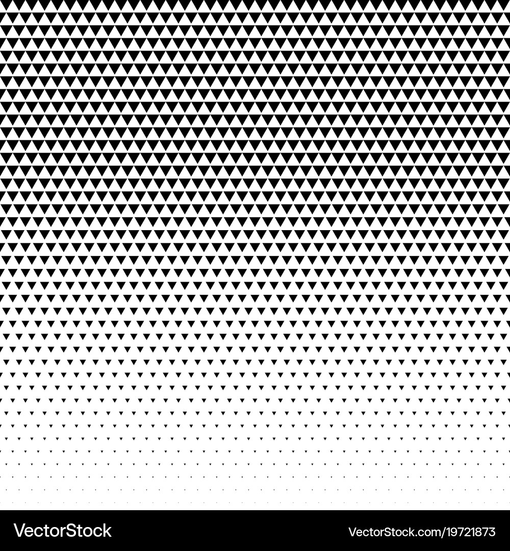 Halftone Triangle Pattern vector image