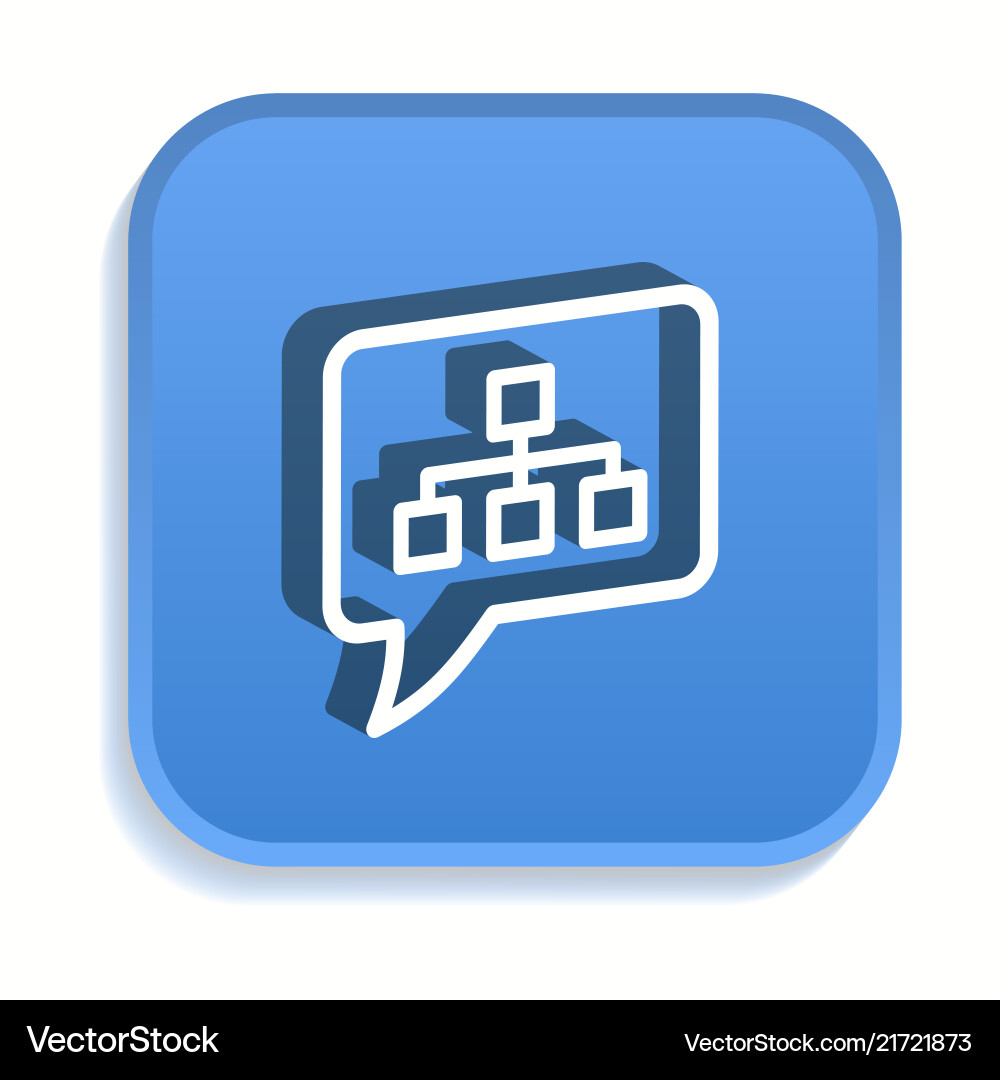 Network isometric icon for graphic and web design Network isometric icon for graphic and web design vector image