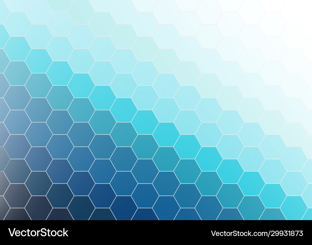 Sechseckiger geometrischer Hintergrund Vektorbild